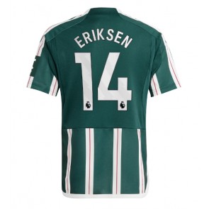 Manchester United Christian Eriksen #14 Koszulka Wyjazdowych 2023-24 Krótki Rękaw